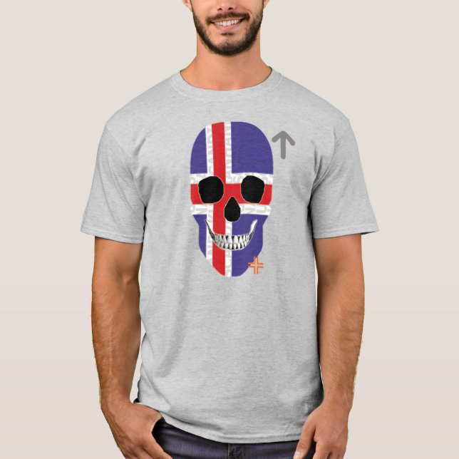HANDSKULL Iceland t-shirt basic B2 (Front)
