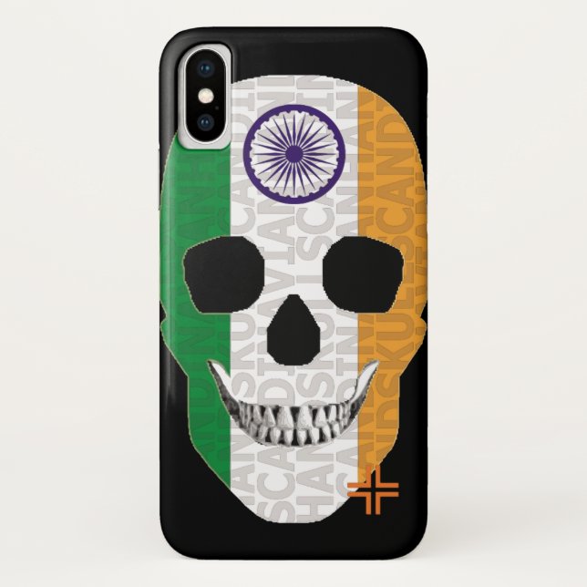 HANDSKULL India case iPhone X   B2 (Back)