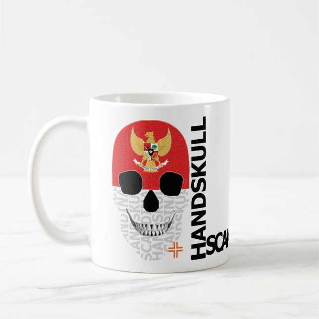 HANDSKULL Indonesia Classic Mug   O4 (Left)