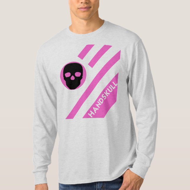 HANDSKULL LIV Bubble Gum Bars T-Shirt Long Sleeve  (Front)