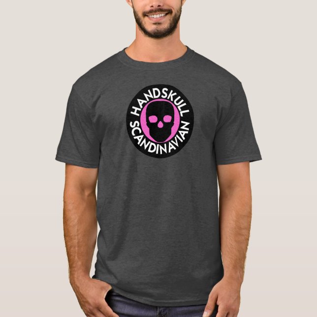 HANDSKULL LIV Bubble Gum t-shirt basic   P4 (Front)