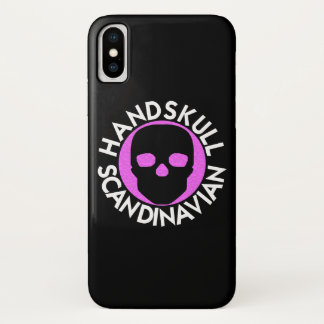 HANDSKULL LIV Hot Pink case iPhone X P3