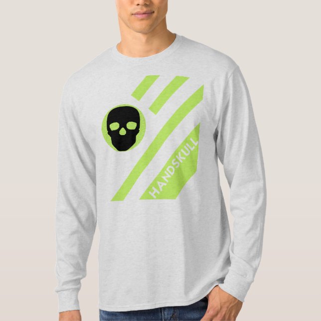 HANDSKULL LIV Lime Bars T-Shirt Long Sleeve   F2 (Front)