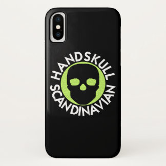 HANDSKULL LIV Lime case iPhone X P3