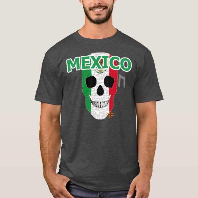 HANDSKULL Mexico t-shirt basic B2 (Front)