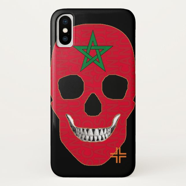 HANDSKULL Morocco case iPhone X   B2 (Back)