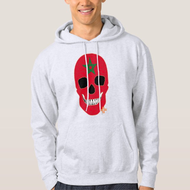 HANDSKULL Morocco Hooded Sweatshirt   B2 (Front)