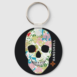 HANDSKULL Natur,Happy skull,Natur flag Key Ring