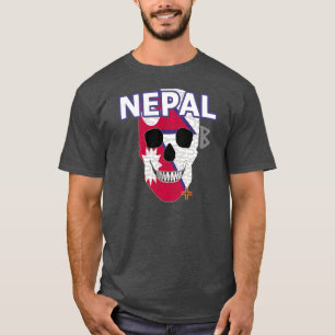 HANDSKULL Nepal t-shirt basic B2