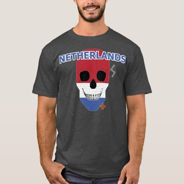 HANDSKULL Netherlands t-shirt basic B2 (Front)