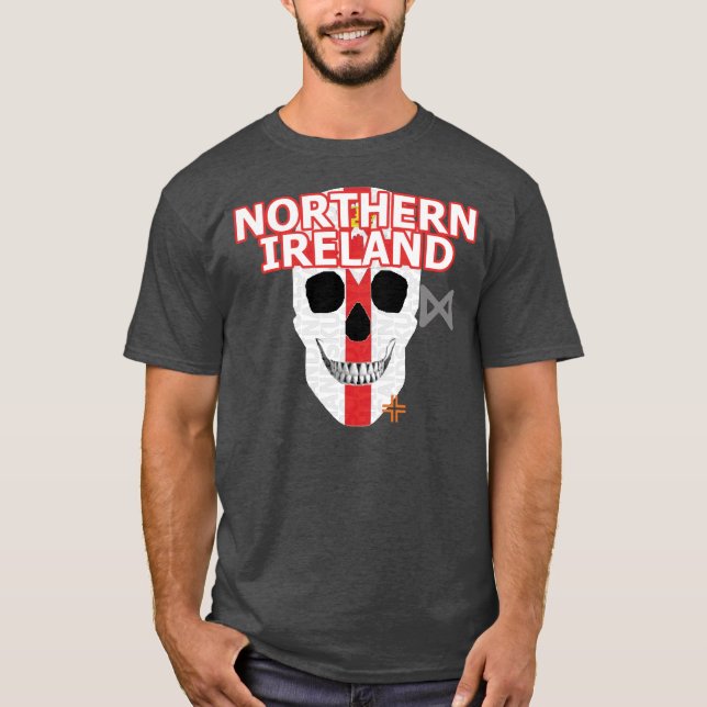HANDSKULL Northern Ireland t-shirt basic B2 (Front)