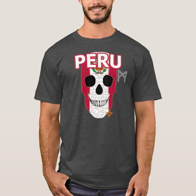 HANDSKULL Peru t-shirt basic B2 (Front)
