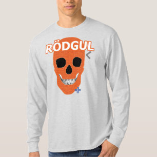 HANDSKULL Rödgul Long Sleeve T-Shirt B2