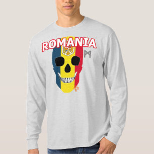 HANDSKULL Romania Long Sleeve T-Shirt B2