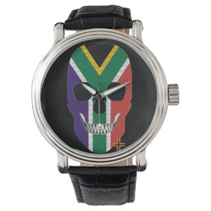 HANDSKULL South Africa watch mens leather B2