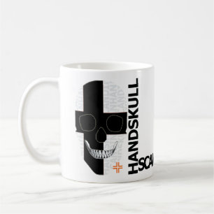 HANDSKULL Svart Kors Classic Mug   O4
