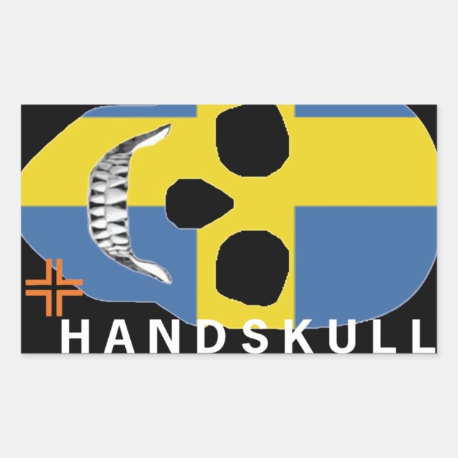 HANDSKULL Sweden - Sticker (Front)