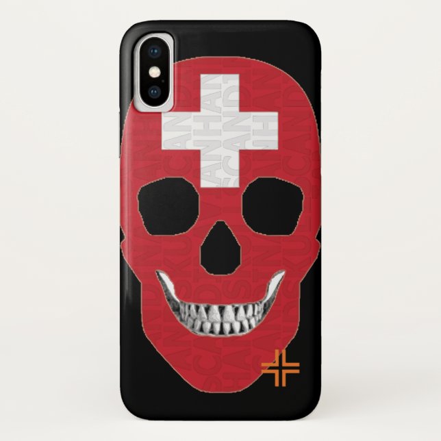 HANDSKULL Switzerland case iPhone X   B2 (Back)