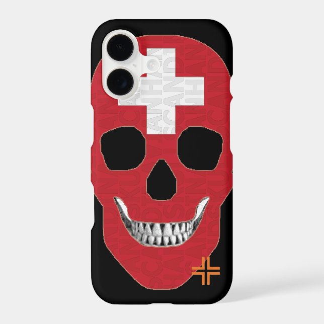 HANDSKULL Switzerland case iPhone X   B2 (Back)