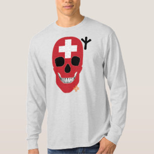 HANDSKULL Switzerland Long Sleeve T-Shirt B2