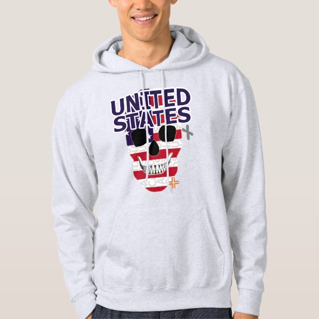 HANDSKULL USA Hooded Sweatshirt B2 (Front)