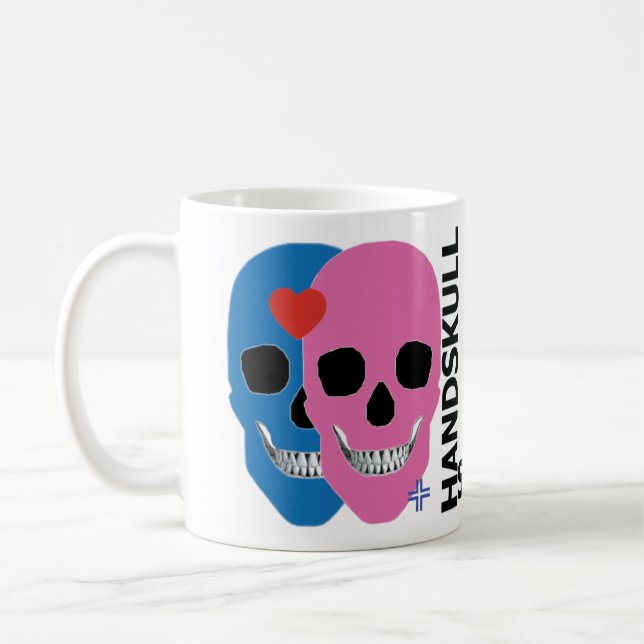HANDSKULL Valentine Classic Mug   O4 (Left)