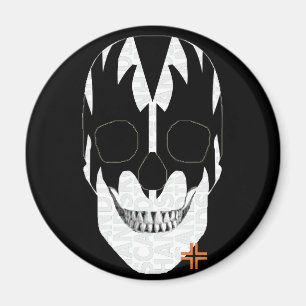 HANDSKULL Vampire round magnet B2