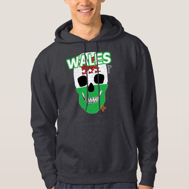 HANDSKULL Wales Hooded Sweatshirt B2 (Front)