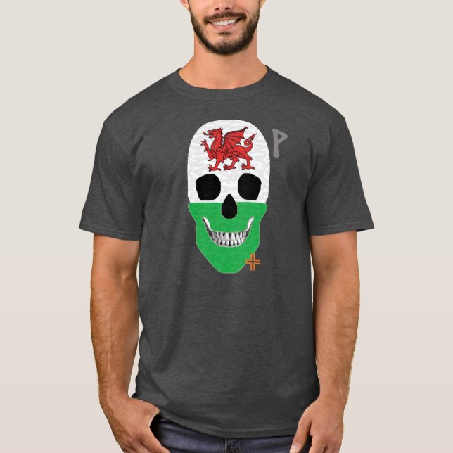 HANDSKULL Wales t-shirt basic B2 (Front)