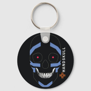 HANDSKULL Warrior,Happy skull,Warrior flag Key Ring