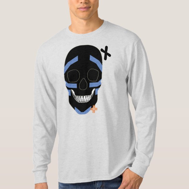 HANDSKULL Warrior Long Sleeve T-Shirt B2 (Front)