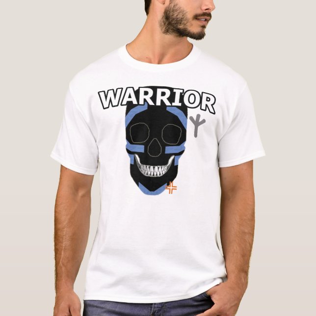 HANDSKULL Warrior t-shirt basic B2 (Front)