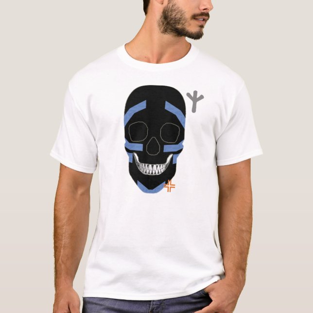 HANDSKULL Warrior t-shirt basic B2 (Front)