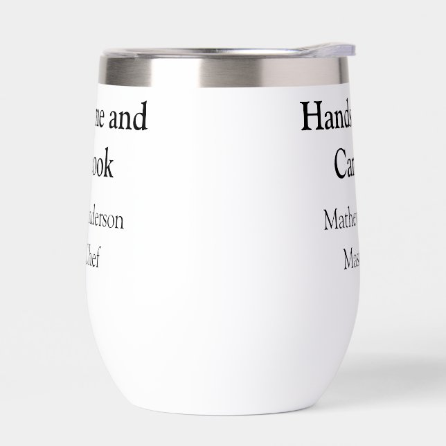 Handsome and can cook add name master chef date (Left)