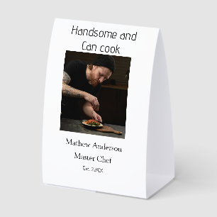 Handsome and can cook add name master chef date