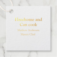 Handsome and can cook add name master chef date