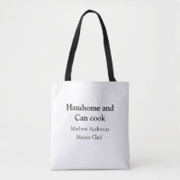 Handsome and can cook add name master chef date