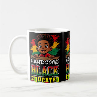 Handsome Black Educated Black History Month Kids B Coffee Mug