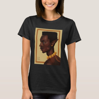 Handsome Black Elf Portrait Sticker  T-Shirt