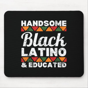Handsome Black Latino And Educated Afro Latino Afr Mouse Pad
