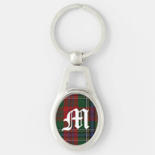 Handsome Clan MacLean Plaid Monogram Key Chain