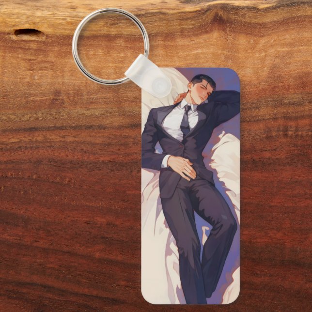 Handsome Elegant Ikemen Anime Key Ring (Front)