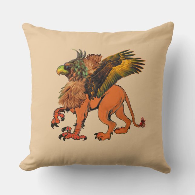 Handsome Griffin Pillow (Front)