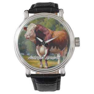 Handsome Hereford Bull Watch