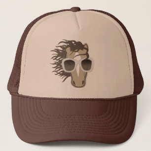 Handsome Horse (sunglasses) Trucker Hat