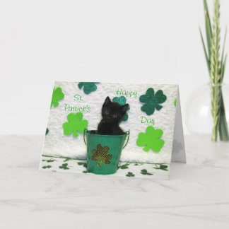 Handsome Jack The St. Patrick's Day Cat Card