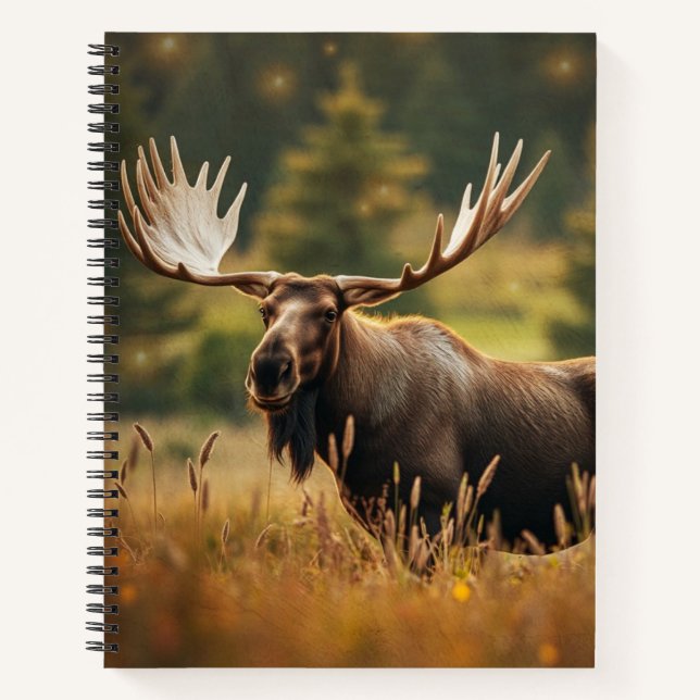 Handsome Moose Notebook (Front)