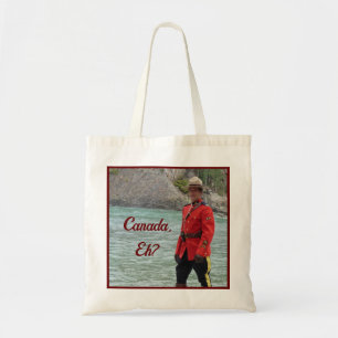 Handsome Mountie Happy Canada Day Funny Photo Tote Bag