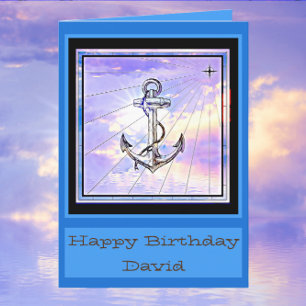 Handsome Nautical Birthday Card