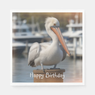 Handsome Pelican Napkin